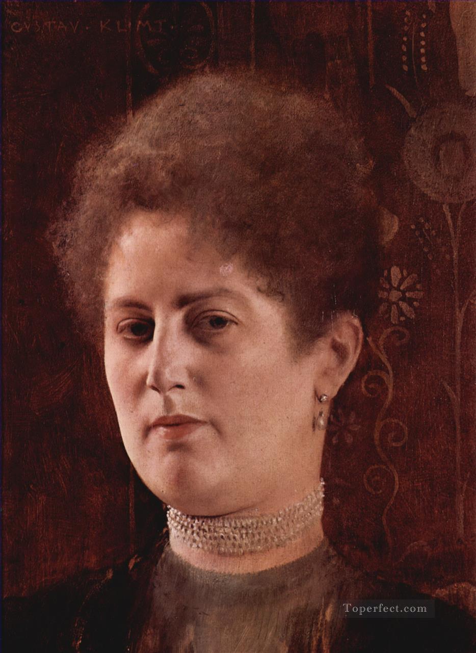 貴婦人の肖像 2 グスタフ・クリムト油絵